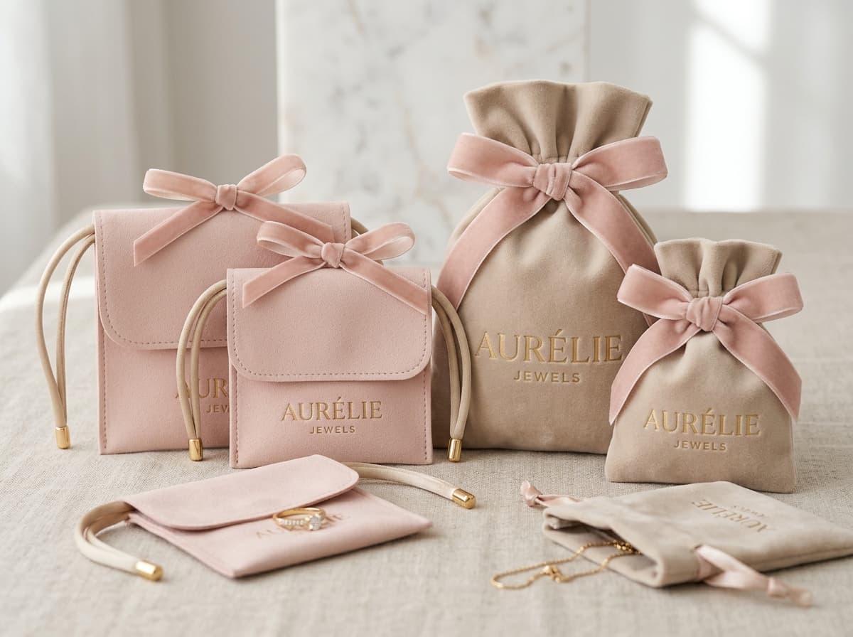 Velvet & Microfiber Pouches