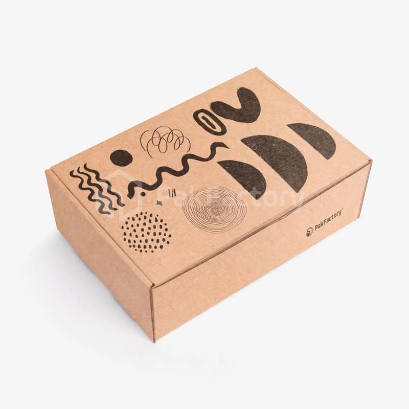 Roll End 3 Flap Lock Corrugated Box view 4