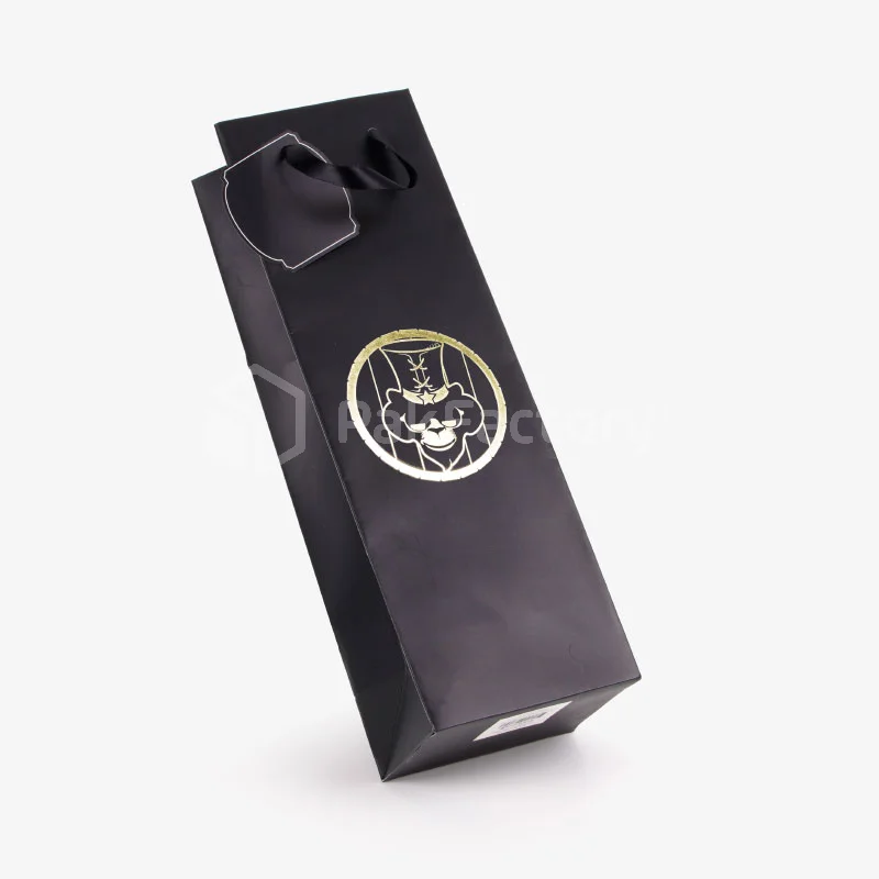 Wine Gift Bag with Logo view 2